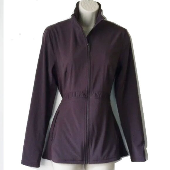 NWOT Lululemon Round Trip Jacket 8 Pelt Dark Mauve Purple - Picture 2 of 8